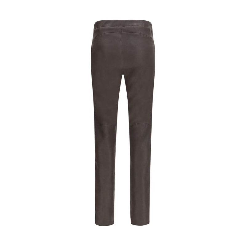 Arma Brown Leather Pants