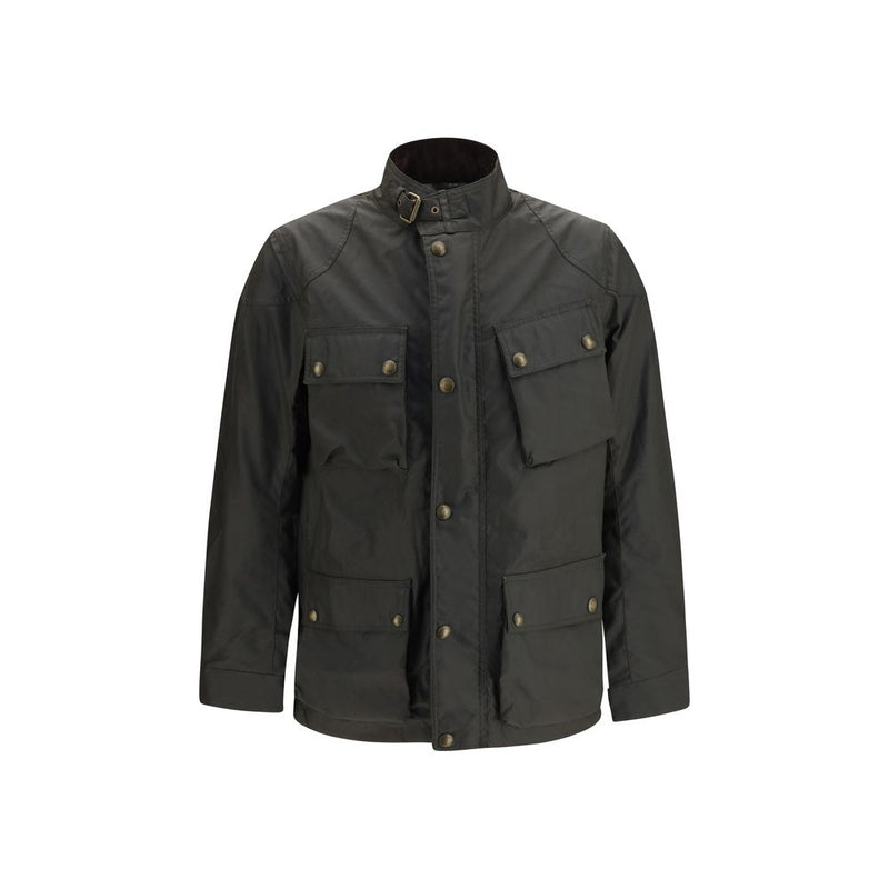 Belstaff Bicolor Cotton Full-Length Jacket