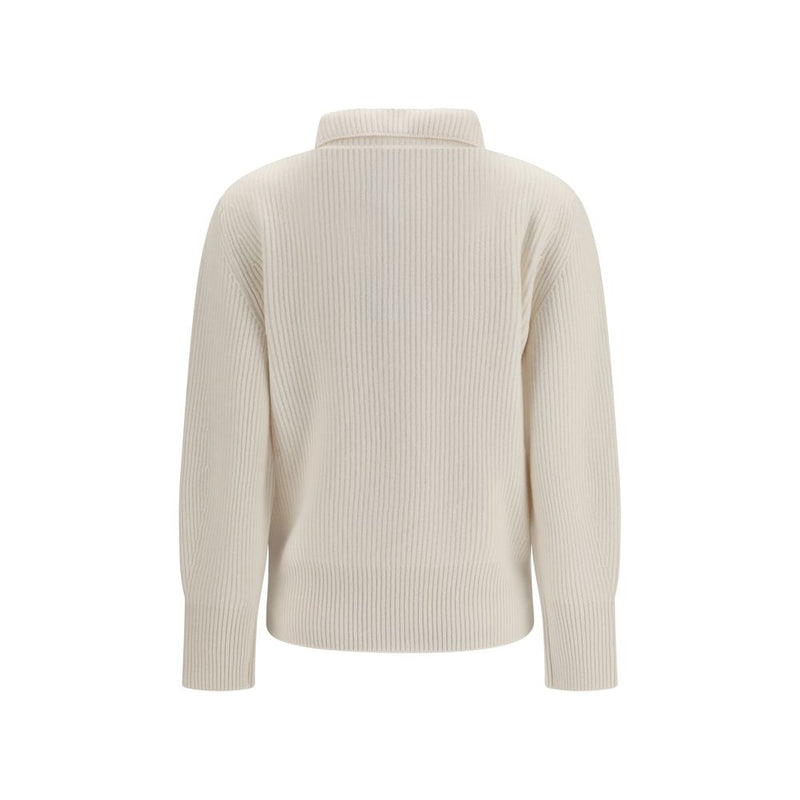 Forte_Forte White Wool Oves Aries Sweatshirt