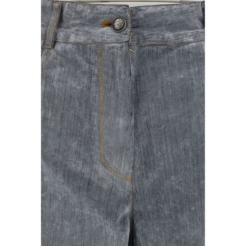 Forte_Forte Gray Cotton Jeans Denim