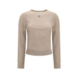 Tory Burch Beige Wool Oves Aries Sweatshirt