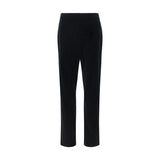 Khaite Black Cotton Casual Pants