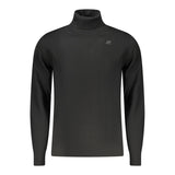 K-WAY Black Wool Men Sweater