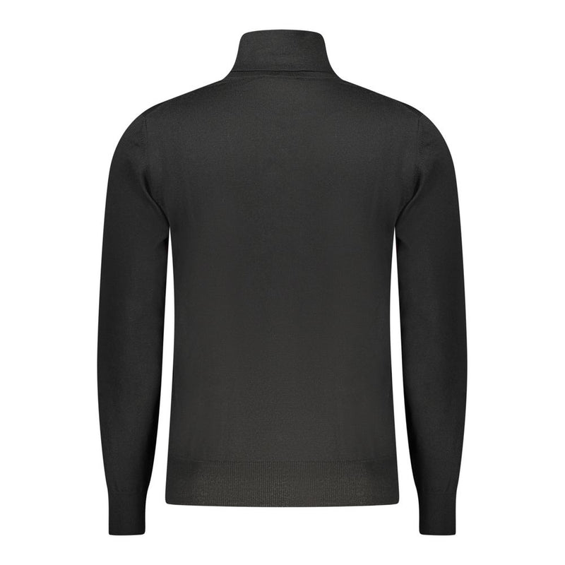 K-WAY Black Wool Men Sweater