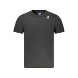 K-WAY Black Cotton Men T-Shirt