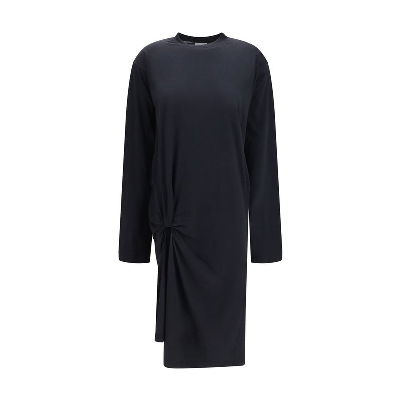 Balenciaga Black Cotton Casual Dress