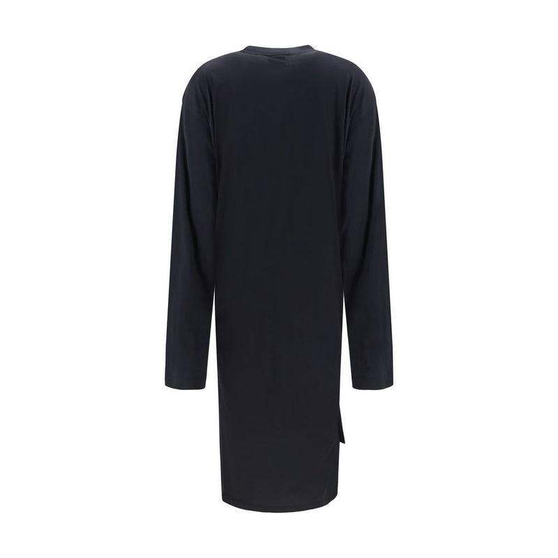 Balenciaga Black Cotton Casual Dress