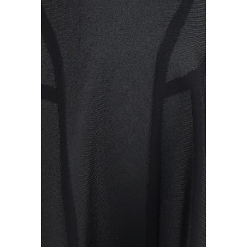Alexander McQueen Black Polyester Cocktail Dress