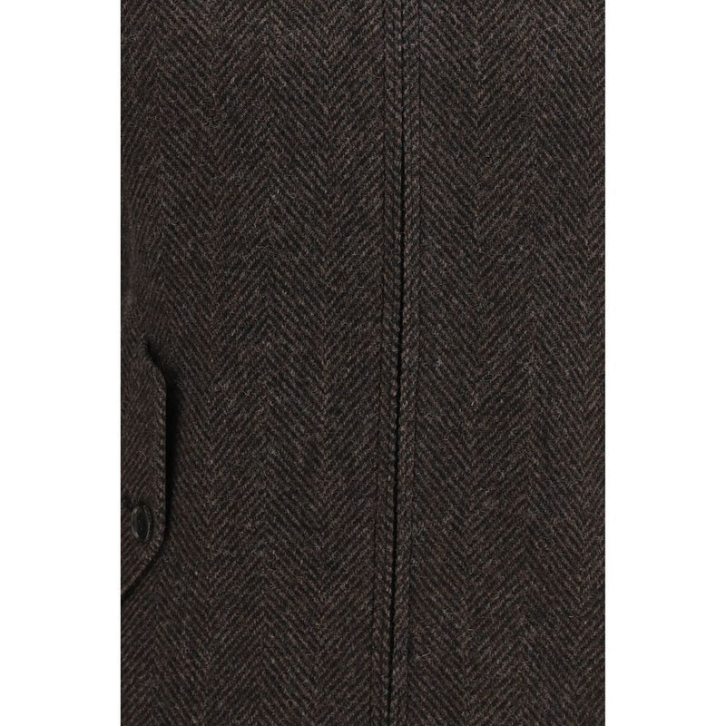 Baracuta Brown Viscose Biker Jacket