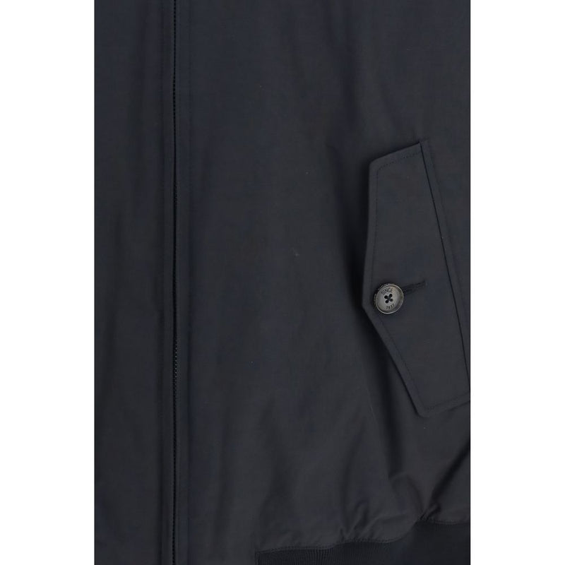 Baracuta Black Polyester Bomber