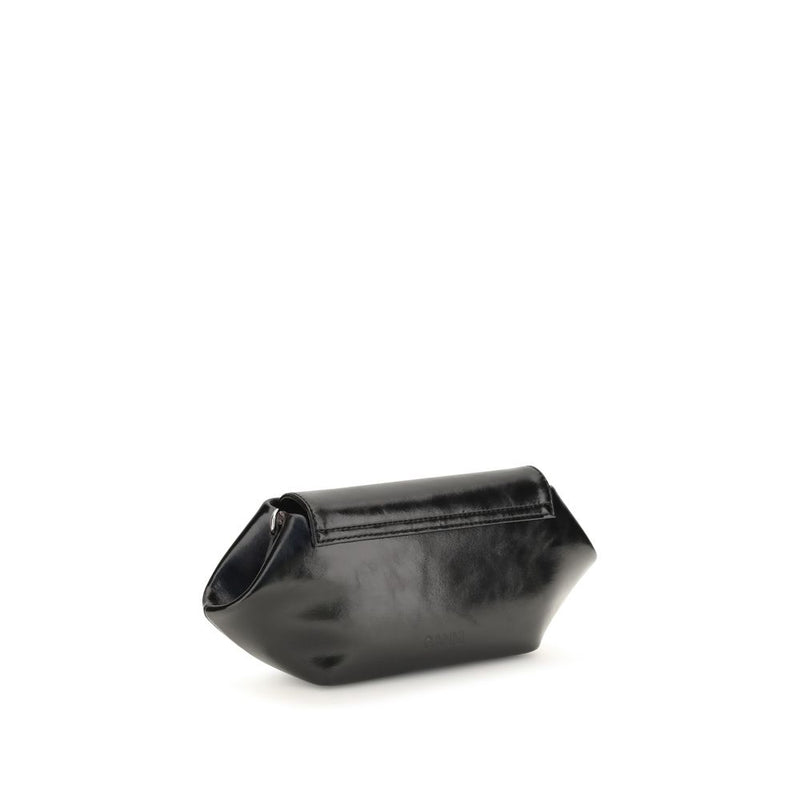Ganni Black Polyethylene Shoulder Bag