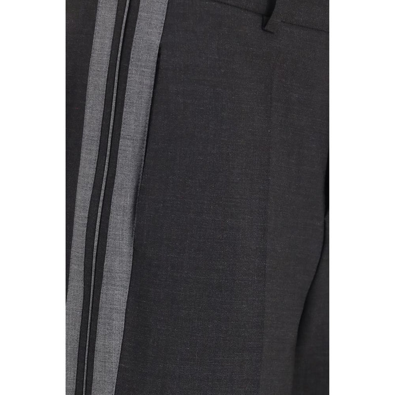P.A.R.O.S.H. Gray Wool Oves Aries Casual Pants