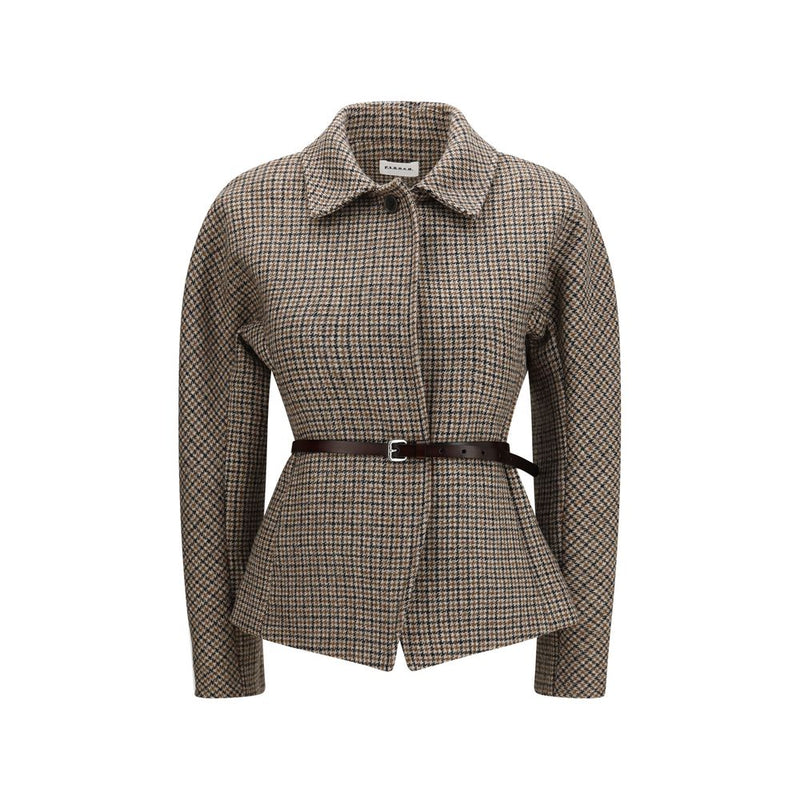 P.A.R.O.S.H. Beige Wool Oves Aries Blazer