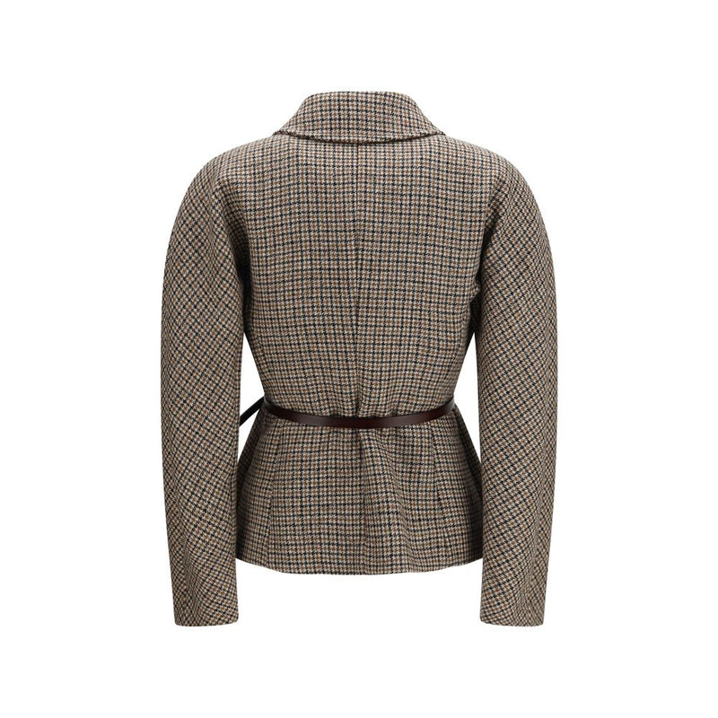 P.A.R.O.S.H. Beige Wool Oves Aries Blazer