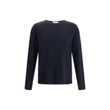 Umit Benan Blue Cotton Long Sleeve T-Shirt
