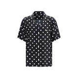 Dolce & Gabbana Black Silk Shortsleeve Shirt