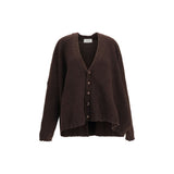 Golden Goose Brown Wool Oves Aries Cardigan