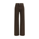 Jacob Cohen Brown Cotton Straight-Leg Jeans