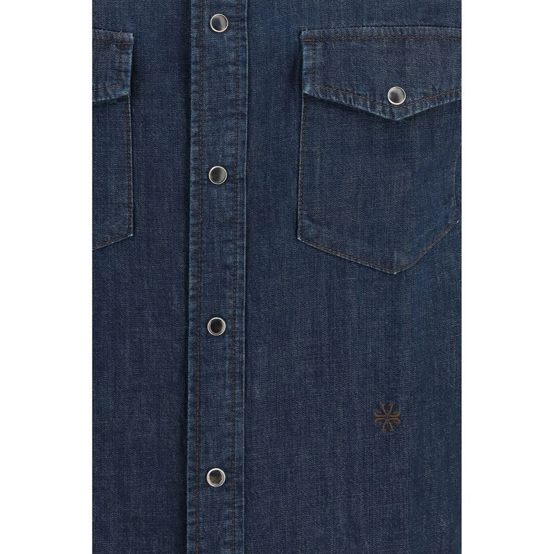 Jacob Cohen Blue Denim Shirt
