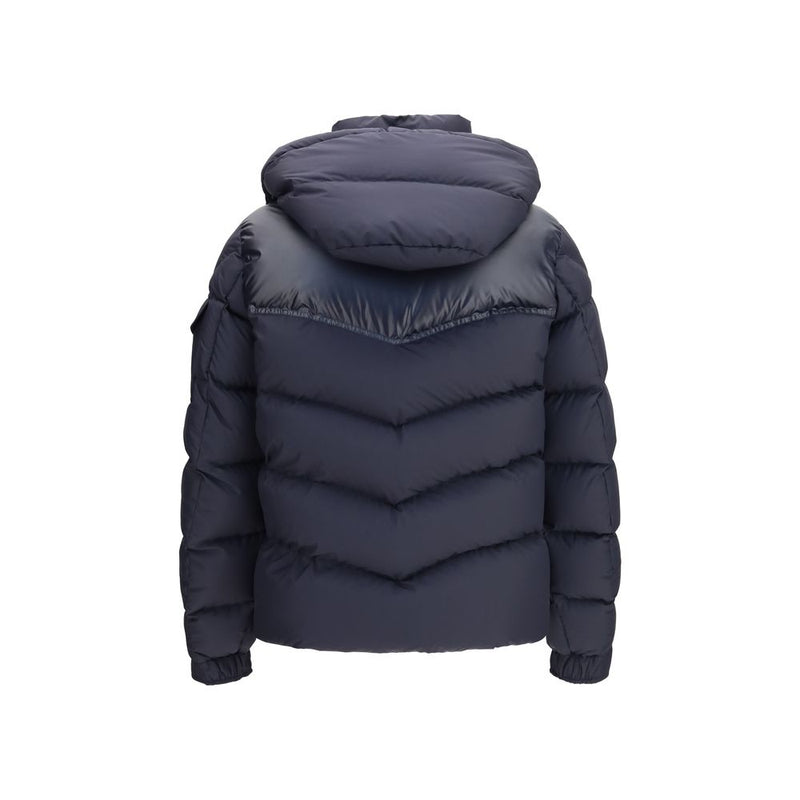 Moncler Blue Goose Down Full-Length Jacket