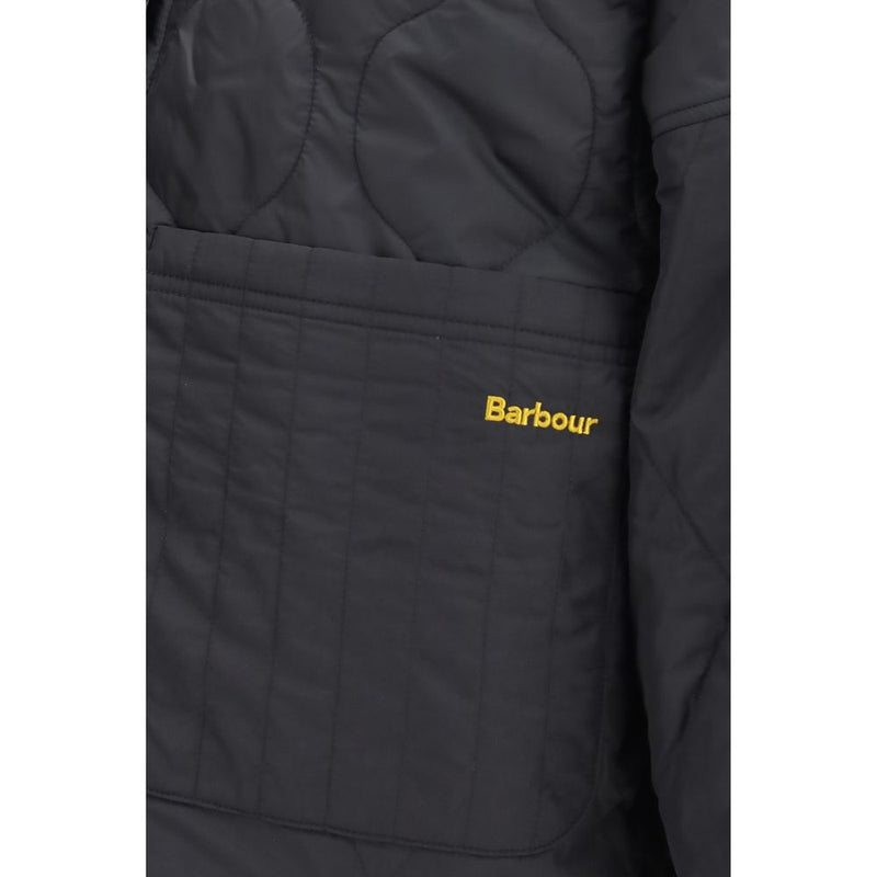 Barbour Black Polyester Bomber