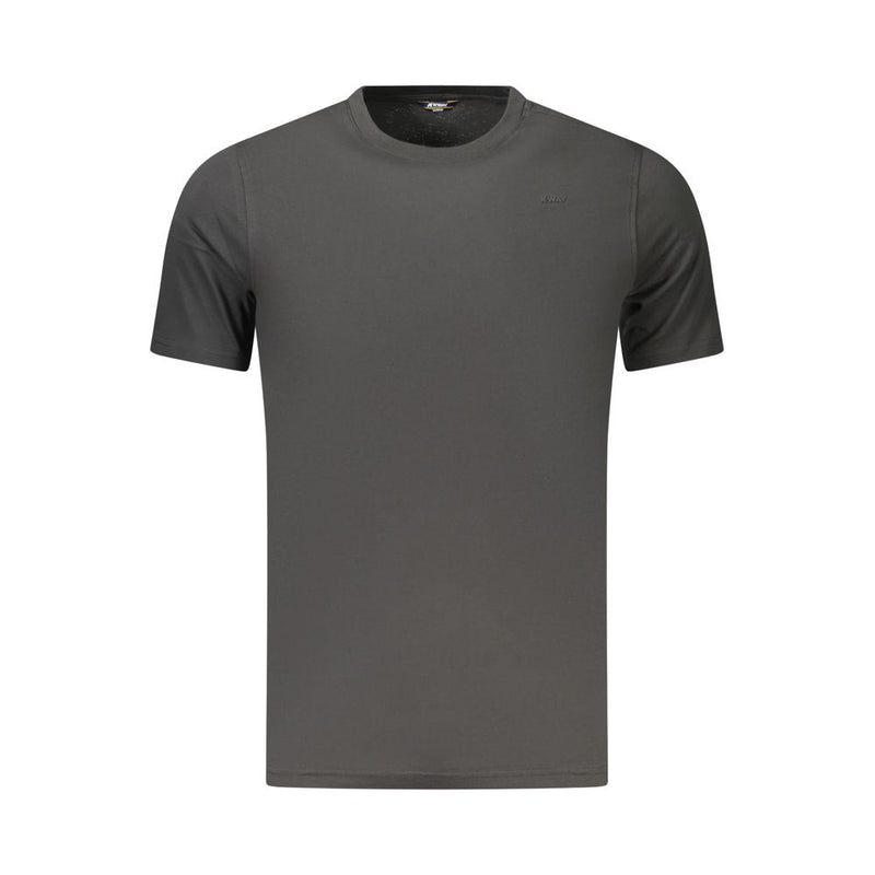 K-WAY Black Cotton Men's T-Shirt