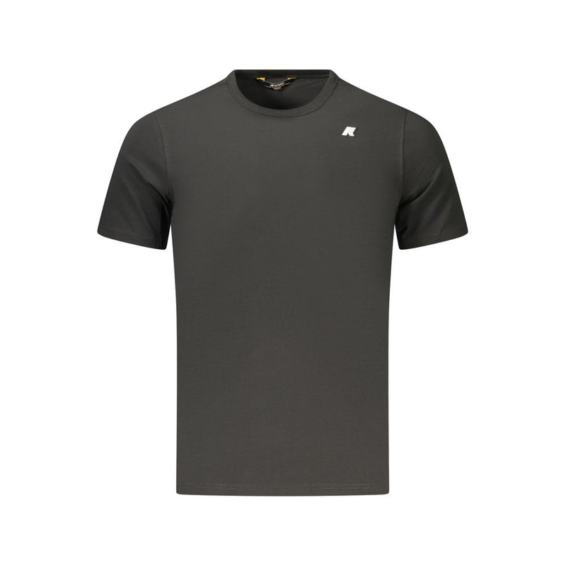 K-WAY Black Cotton Men's T-Shirt