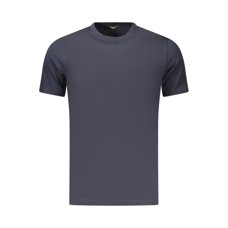 K-WAY Blue Cotton Men's T-Shirt