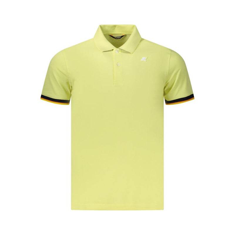 K-WAY Giallo Cotton Mens Polo