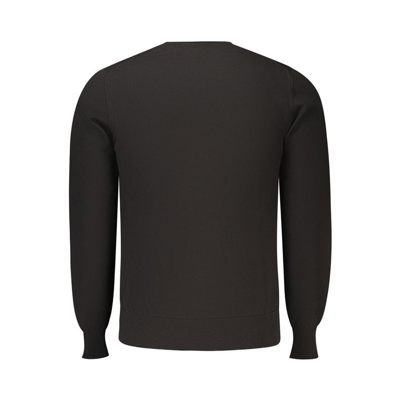 K-WAY Black Cotton Menswear Sweater