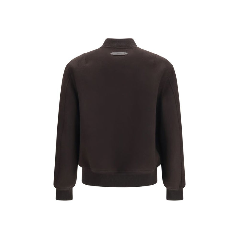 Brioni Brown Wool Oves Aries Bomber