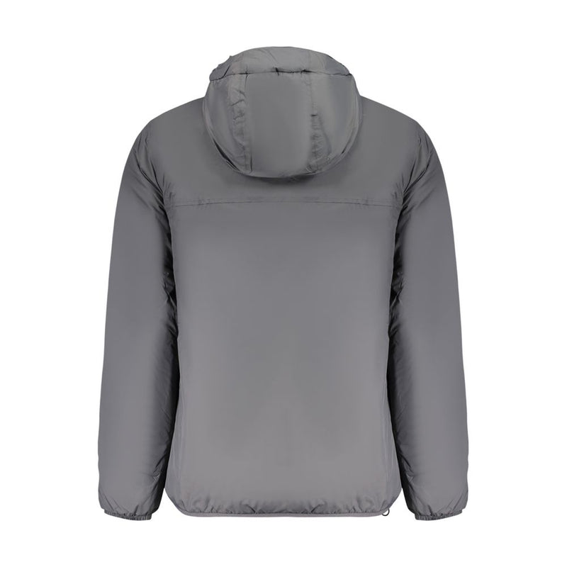 K-WAY Grey Polyamide Men's Jacket