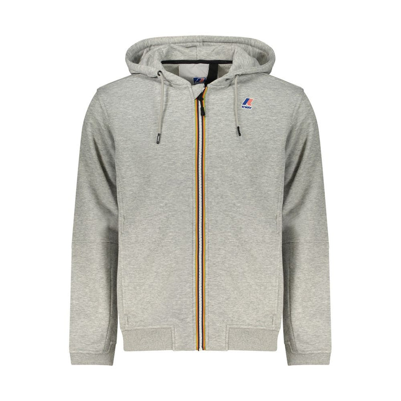 K-WAY Gray Polyester Men Sweatshirt