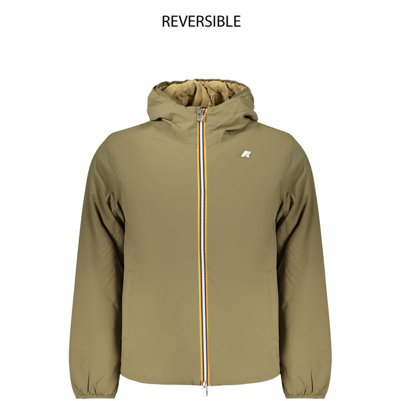 K-WAY Green Nylon Men's Jacket