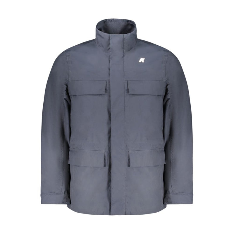 K-WAY Blue Polyester Men's Jacket