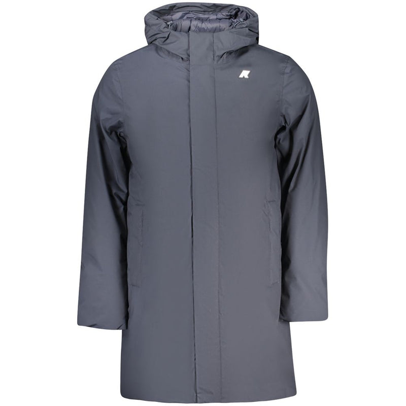 K-WAY Blue Polyester Men's Jacket