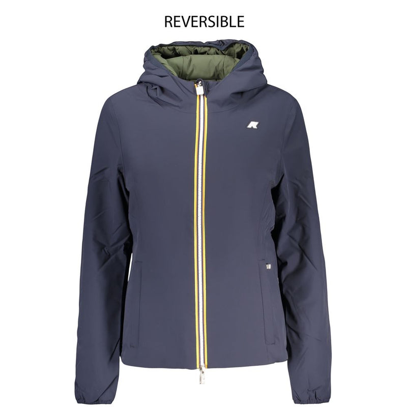 K-WAY Blue Nylon Shell Jacket
