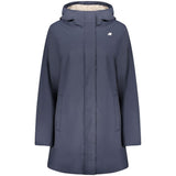 K-WAY Blue Nylon Women's Jacket