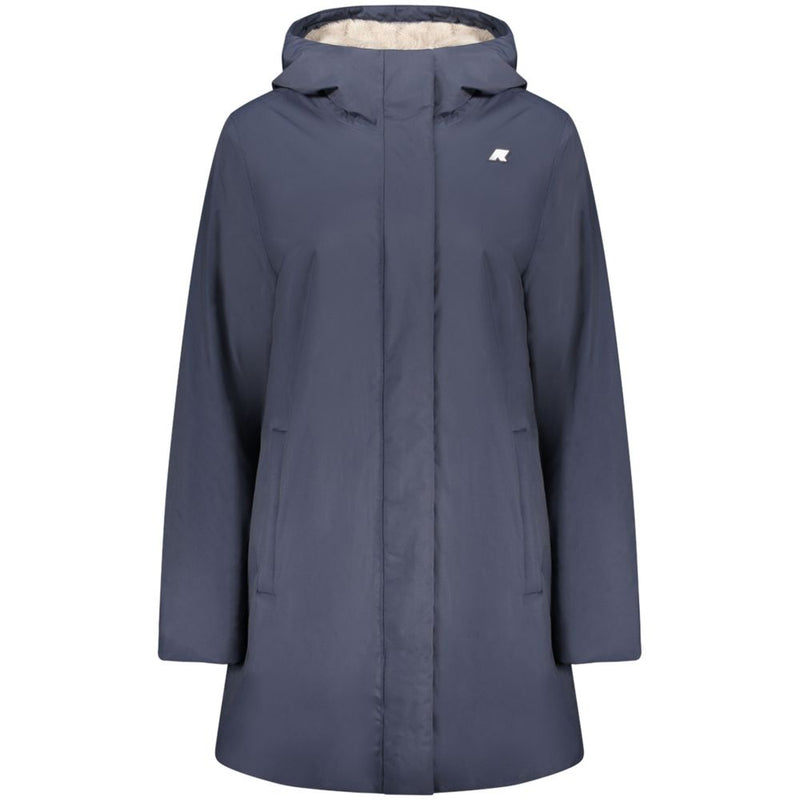 K-WAY Blue Nylon Women's Jacket