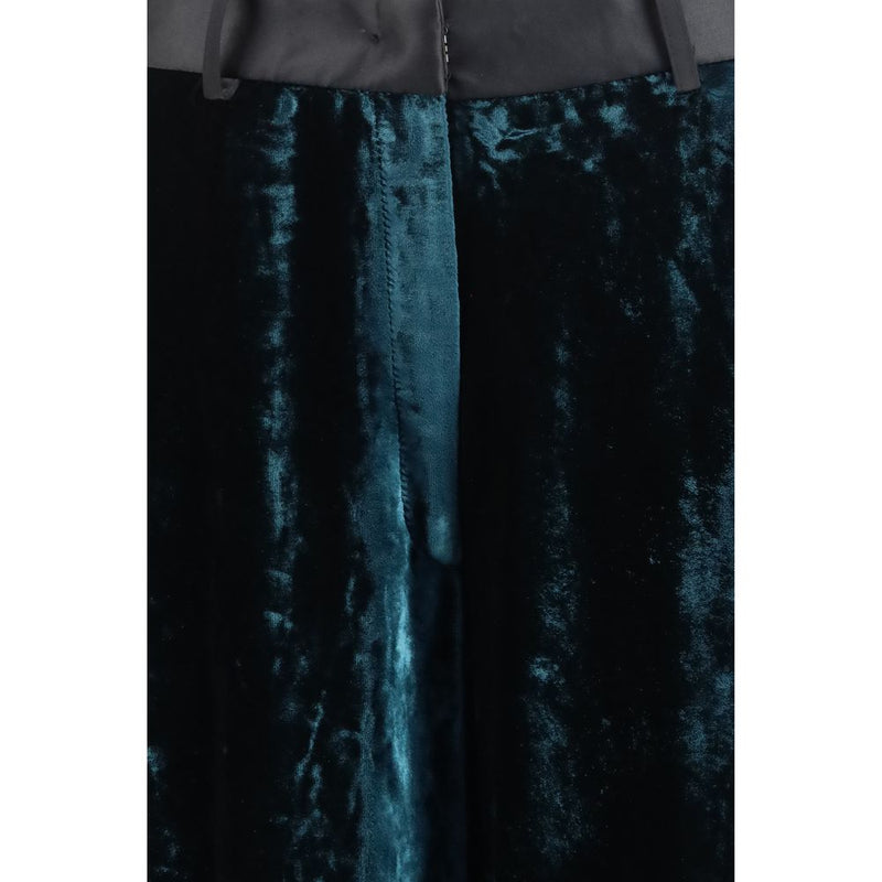 Forte_Forte Bicolor Viscose Dress Pants