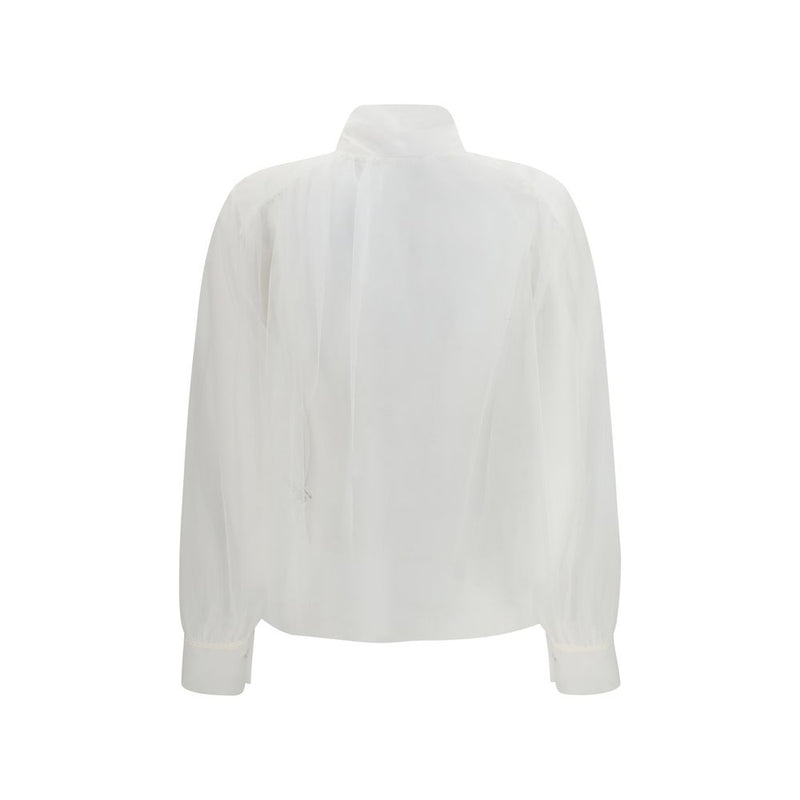 Forte_Forte White Polyester Shirt