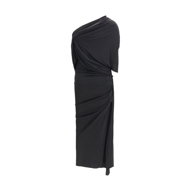 Balenciaga Black Viscose Cocktail Dress