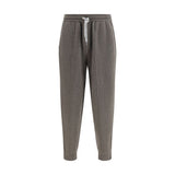 Brunello Cucinelli Bicolor Cashmere Athletic Pants