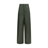 SA SU PHI Bicolor Silk Casual Pants