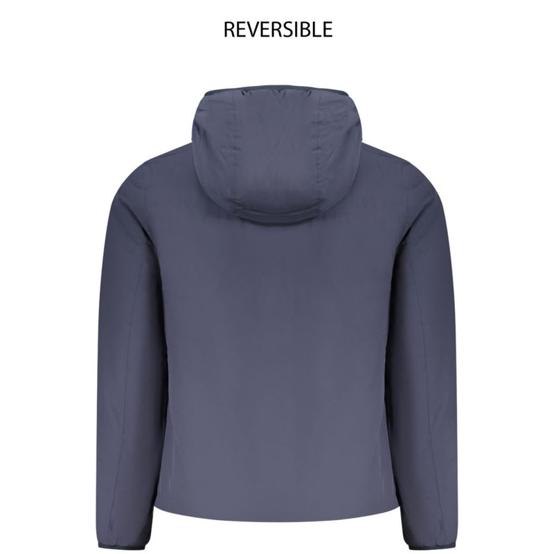 K-WAY Blue Nylon Men's Jacket