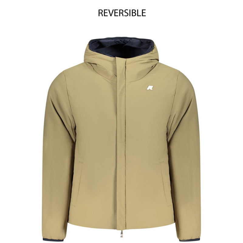 K-WAY Blue Nylon Men's Jacket