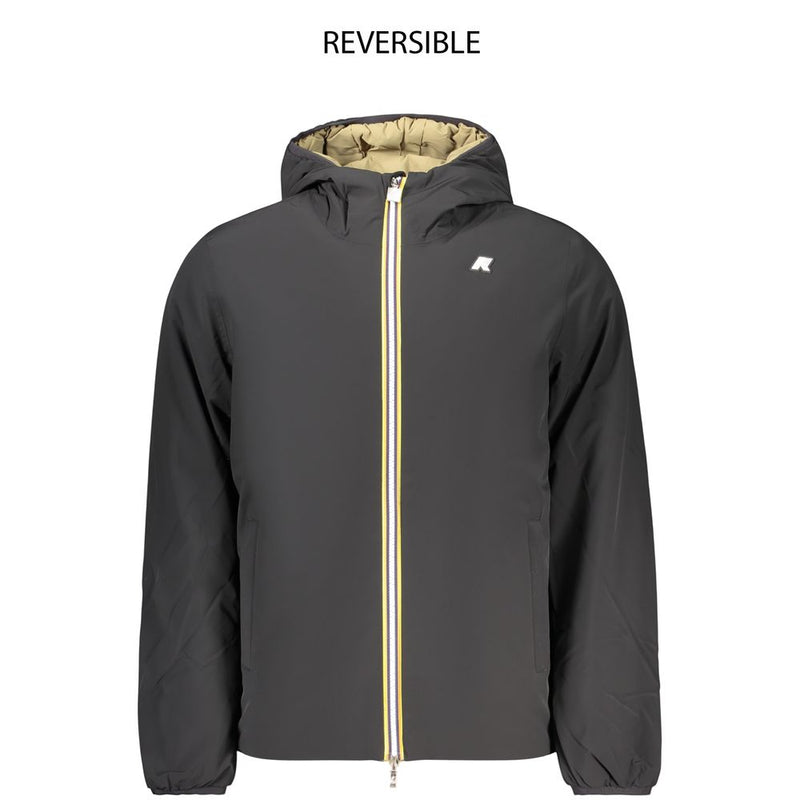K-WAY Black Nylon Men's Jacket