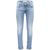 Guess Jeans Azzurro Cotton Mens Jeans