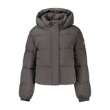 Guess Jeans Black Polyester Full-Length Jacket