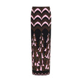 Emilio Pucci Multicolor Polyamide Long Skirt